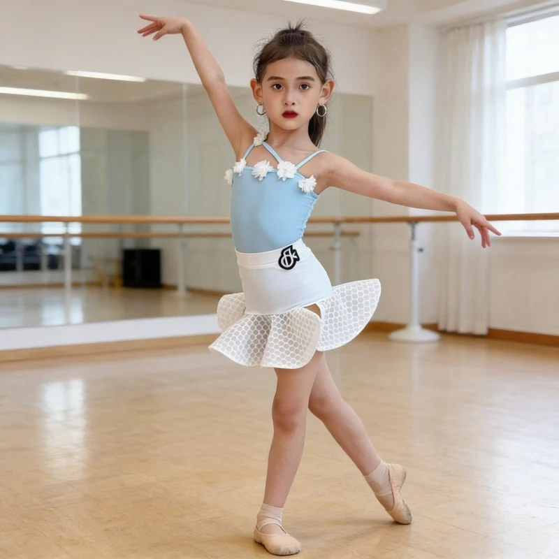 New Girls High-End Latin Dance Outfit Kids Summer Professional Practice Performance Costume Latin Dance Dresses Dance Wear
New Girls High-End Latin Dance Outfit Kids Summer Professional Practice Performance Costume Latin Dance Dresses Dance Wear