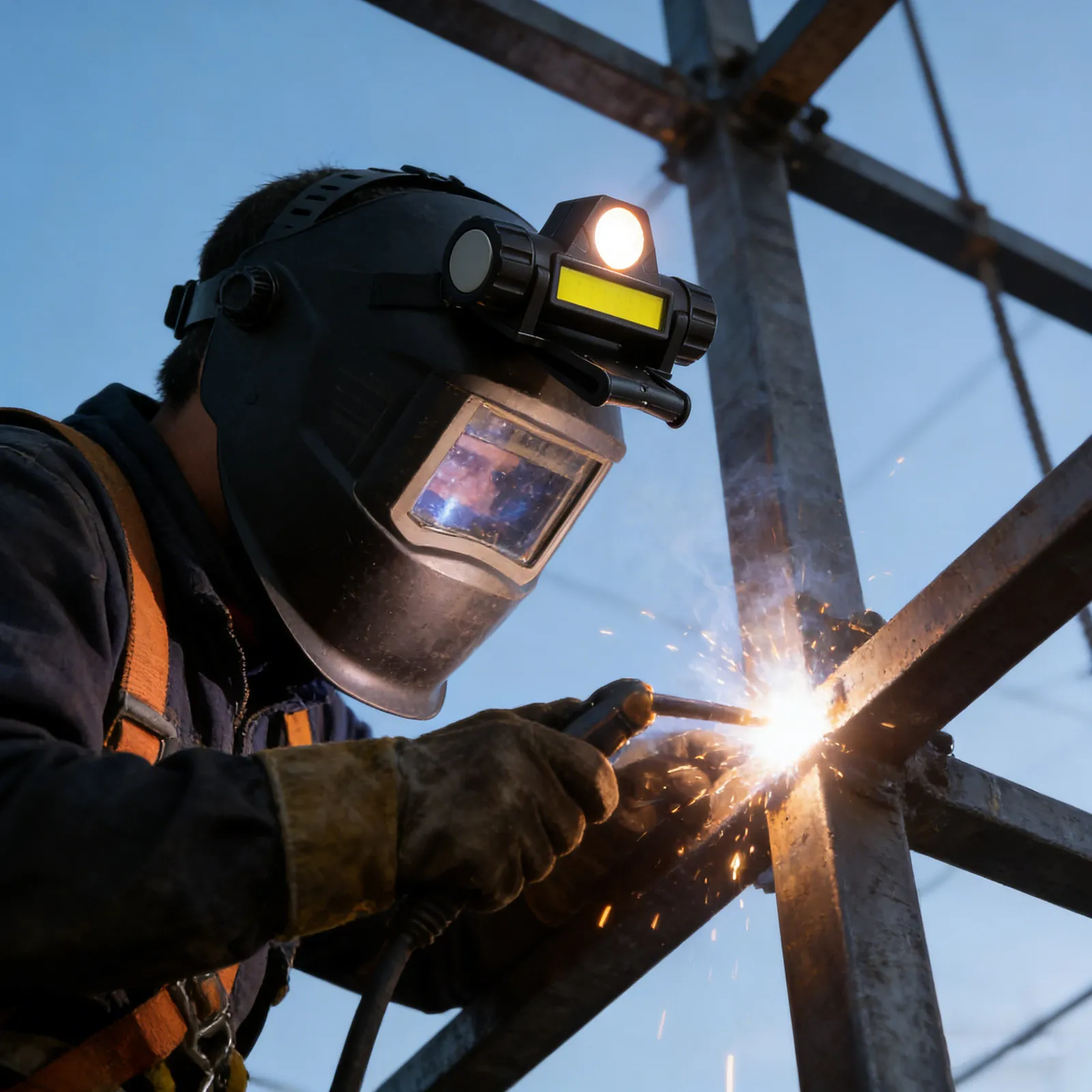 Rechargeable Welding Light Hard Hat Headlamp Adjustable Rotating Base Bright Flashlight for Welding Low Light Work
Rechargeable Welding Light Hard Hat Headlamp Adjustable Rotating Base Bright Flashlight for Welding Low Light Work