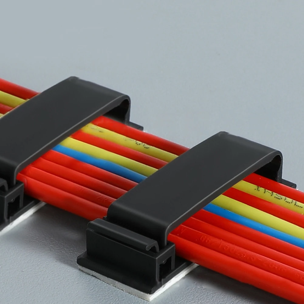 100PCS Cable Management Clips for Effective Wire Organization Strong Adhesion for Power and Network Cables at Home or Office
100PCS Cable Management Clips for Effective Wire Organization Strong Adhesion for Power and Network Cables at Home or Office