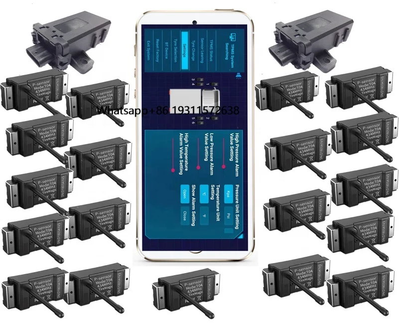 22 Wheel Smart Android Phone Internaltruck Bus Tpms Wireless Tire Pressure Monitoring System
22 Wheel Smart Android Phone Internaltruck Bus Tpms Wireless Tire Pressure Monitoring System