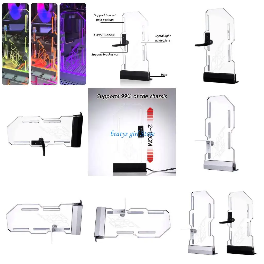 C7AB Multifunctional GPU Stabilization System with Position Customization and Synchronized LED Effects
C7AB Multifunctional GPU Stabilization System with Position Customization and Synchronized LED Effects