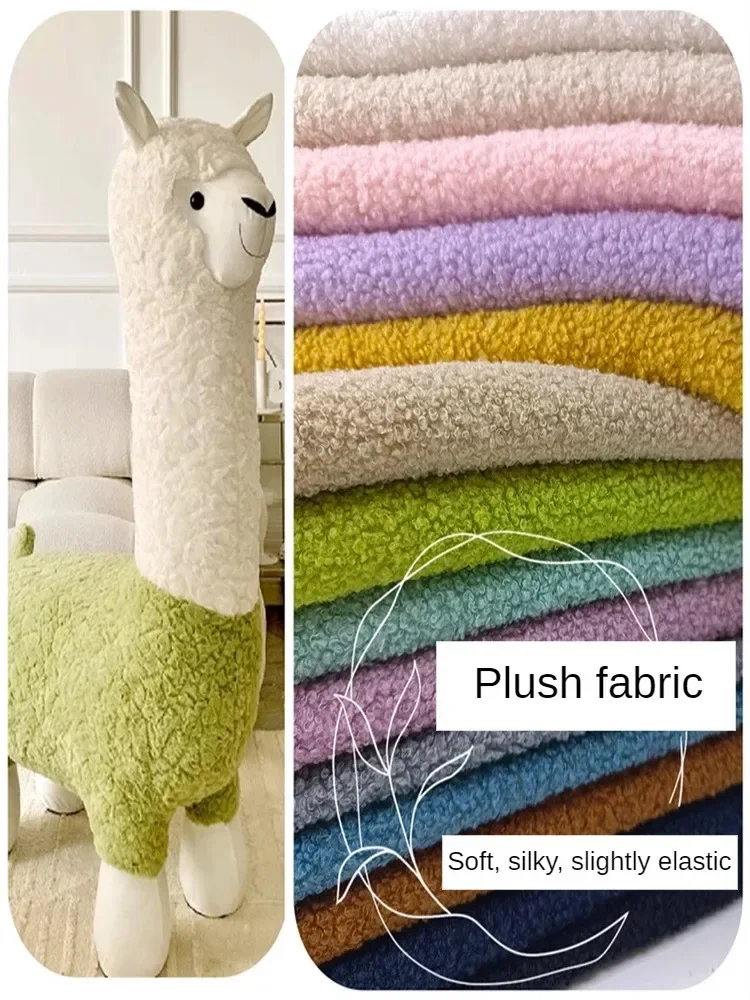 Stretch Fabric Fur Plain By The Meter for Children's Clothes Dolls Sewing Winter Coats White Teddy Hair Plush Cloth Smooth Drape
Stretch Fabric Fur Plain By The Meter for Children's Clothes Dolls Sewing Winter Coats White Teddy Hair Plush Cloth Smooth Drape