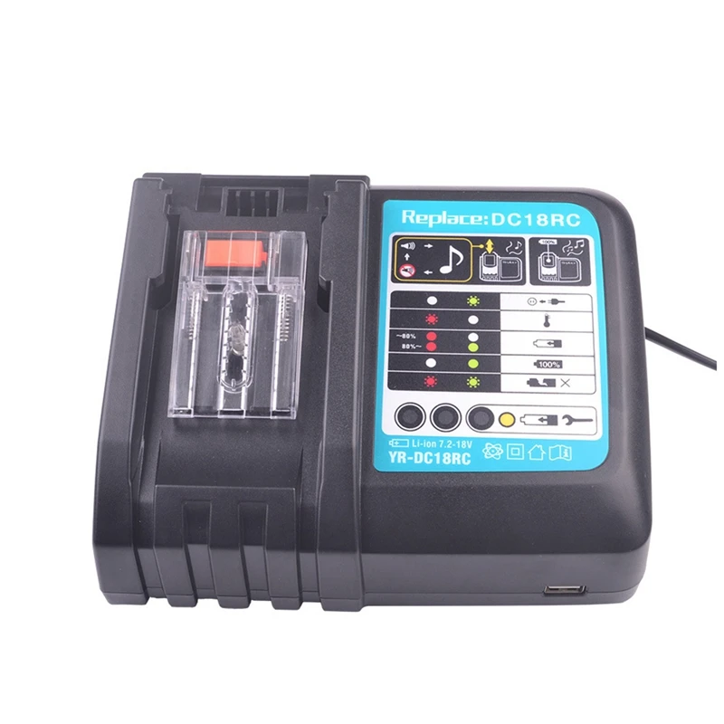 Зарядное устройство для литий-ионных аккумуляторов DC18RC для Makita 14,4 в 18 в, зарядное устройство BL1830 Bl1430 DC18RC DC18RC 3A с ЖК-дисплеем
Зарядное устройство для литий-ионных аккумуляторов DC18RC для Makita 14,4 в 18 в, зарядное устройство BL1830 Bl1430 DC18RC DC18RC 3A с ЖК-дисплеем