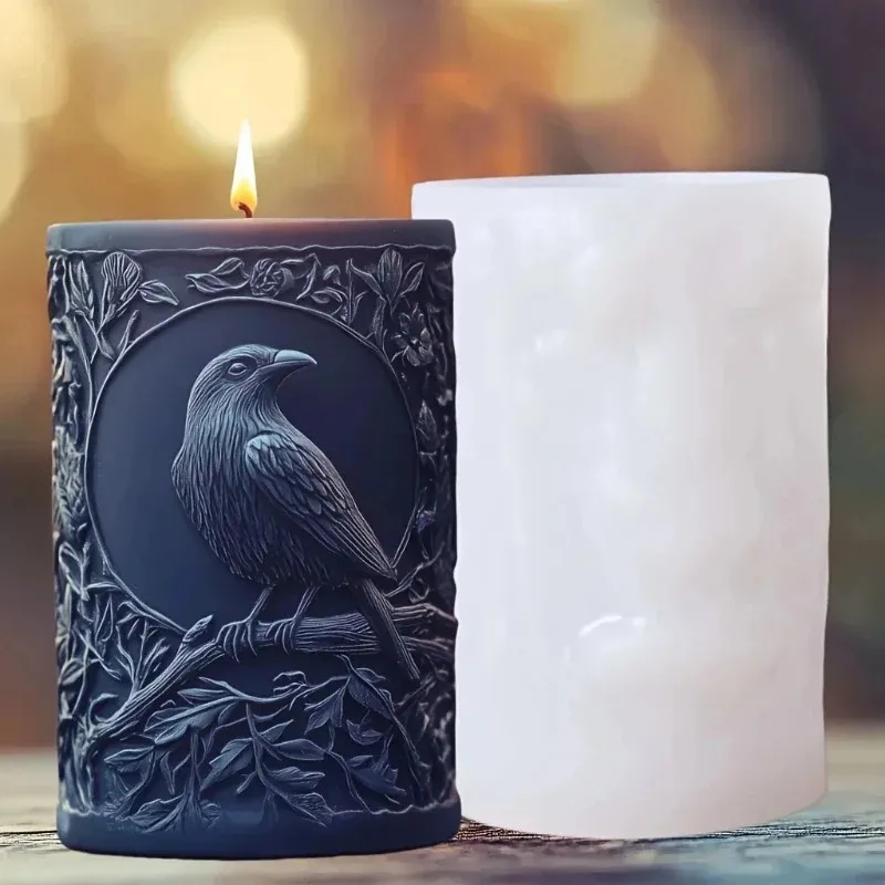 Sacred Crow Silicone Candle Mold Intricate Raven&Tree Branch Design for Unique Pillar Candles,Resin&Plaster Crafts,Holiday Decor
Sacred Crow Silicone Candle Mold Intricate Raven&Tree Branch Design for Unique Pillar Candles,Resin&Plaster Crafts,Holiday Decor