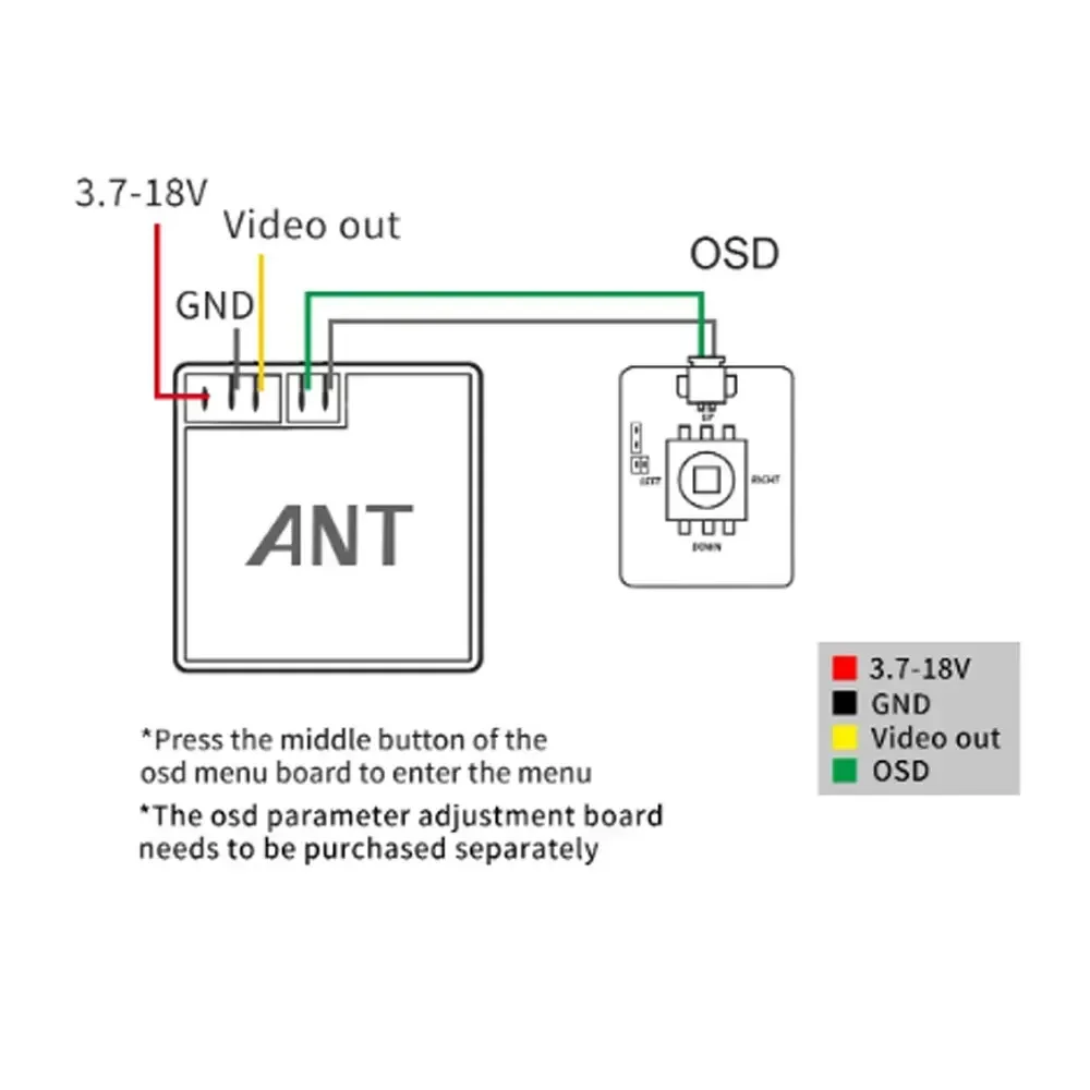CADDX ANT 1200TVL Global WDR OSD 1.8mm Ultra Light FPV Nano Camera 16:9 4:3 for FPV Tinywhoop Cinewhoop Toothpick Mobula6 RC
CADDX ANT 1200TVL Global WDR OSD 1.8mm Ultra Light FPV Nano Camera 16:9 4:3 for FPV Tinywhoop Cinewhoop Toothpick Mobula6 RC