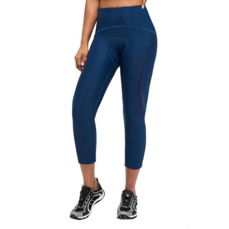 baleaf Women's Bike Pants High Waist 4D Padded Cycling Capris Shorts 3/4 Biking Tights Pockets UPF50+
baleaf Women's Bike Pants High Waist 4D Padded Cycling Capris Shorts 3/4 Biking Tights Pockets UPF50+