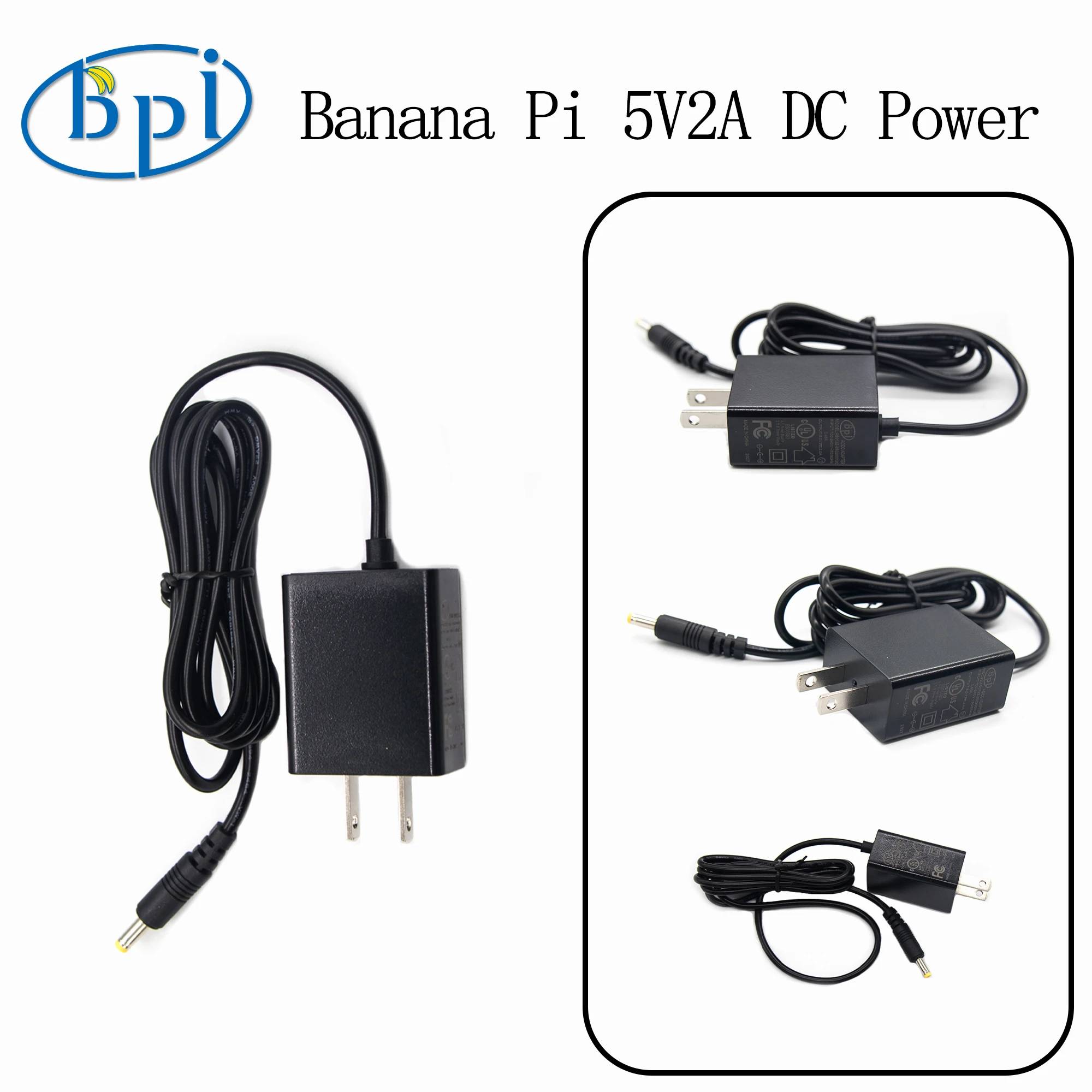 5V 2A Power Adapter for Banana Pi BPI-M2+ M3 M64 M2M M2 Ultra DC Power Supply US/EU Power Plug
5V 2A Power Adapter for Banana Pi BPI-M2+ M3 M64 M2M M2 Ultra DC Power Supply US/EU Power Plug