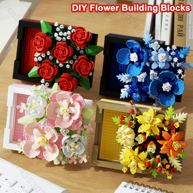 Flower Display Rack Micro Building Block Succulent Mini 3D DIY Model Brick Assembly Model Toy for Kids Desk Decoration Xmas Gift
Flower Display Rack Micro Building Block Succulent Mini 3D DIY Model Brick Assembly Model Toy for Kids Desk Decoration Xmas Gift