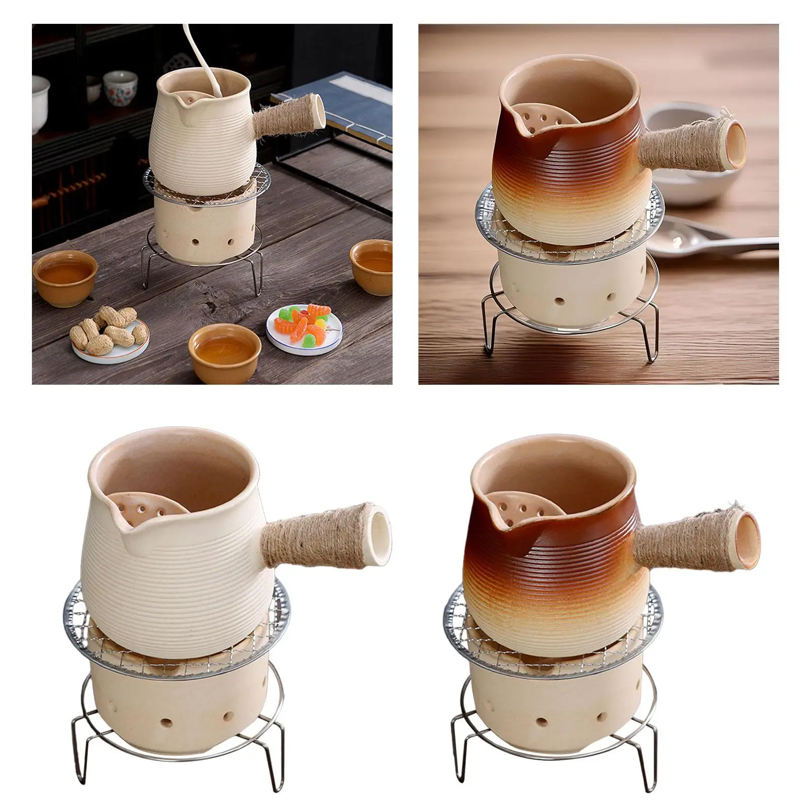 Ceramic Tea Maker with Stove And Heat Resistant Handle for Outdoor And Indoor Use
Ceramic Tea Maker with Stove And Heat Resistant Handle for Outdoor And Indoor Use