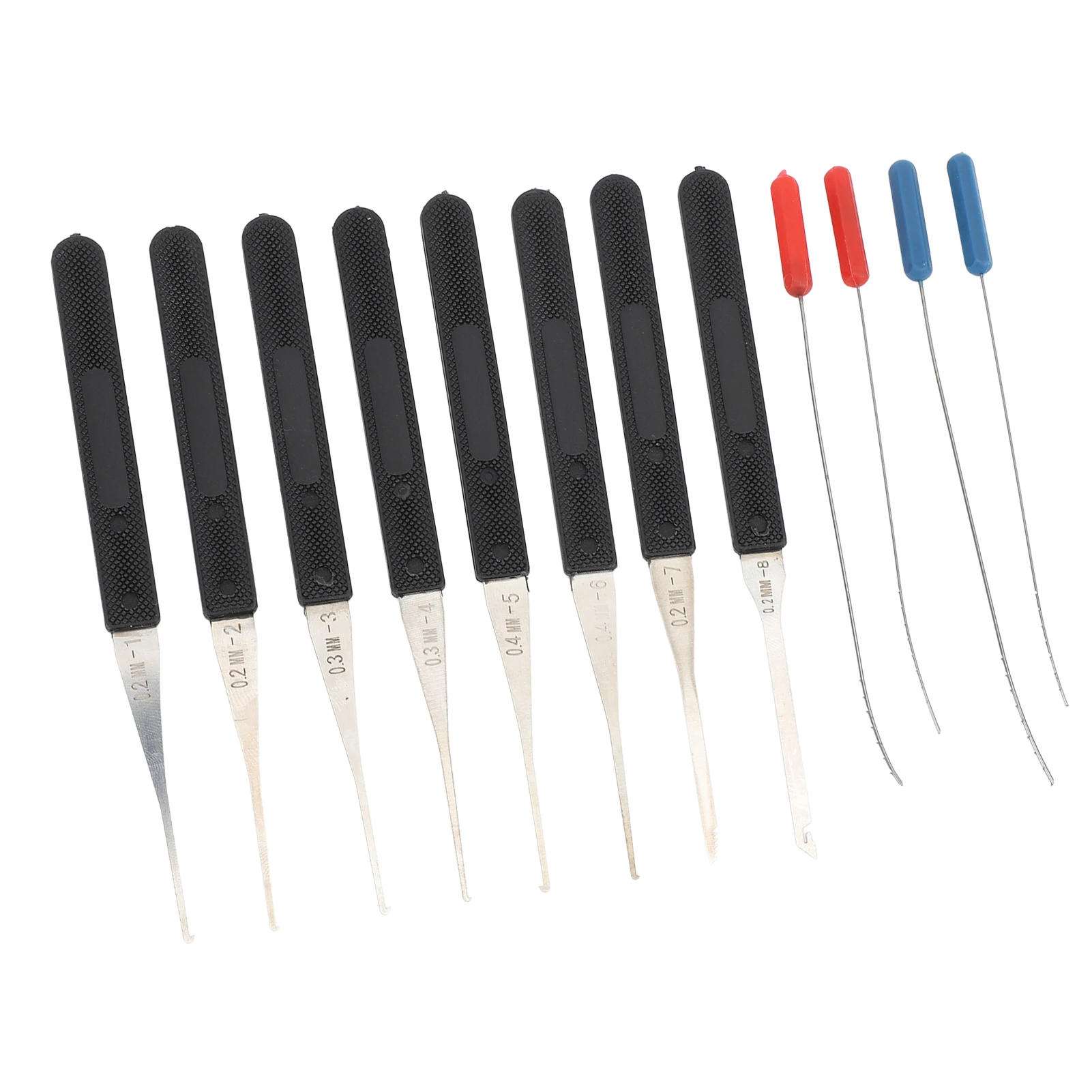 12Pcs Broken Key Extractor 0.2‑0.4mm Broken Key Extractor Pick Tool Set Kit Key Remove Hooks Lock Professional DIY Hand Tool
12Pcs Broken Key Extractor 0.2‑0.4mm Broken Key Extractor Pick Tool Set Kit Key Remove Hooks Lock Professional DIY Hand Tool