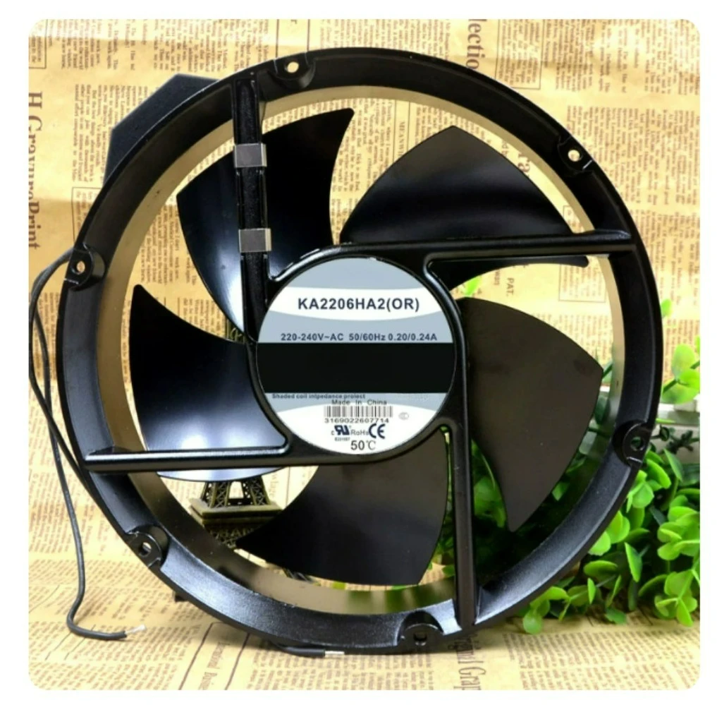 For KAKU KA2206HA2(OR) 22060 22CM All Metal Round Axial Fan AC220V High Airflow Cabinet Cooling Fan
For KAKU KA2206HA2(OR) 22060 22CM All Metal Round Axial Fan AC220V High Airflow Cabinet Cooling Fan