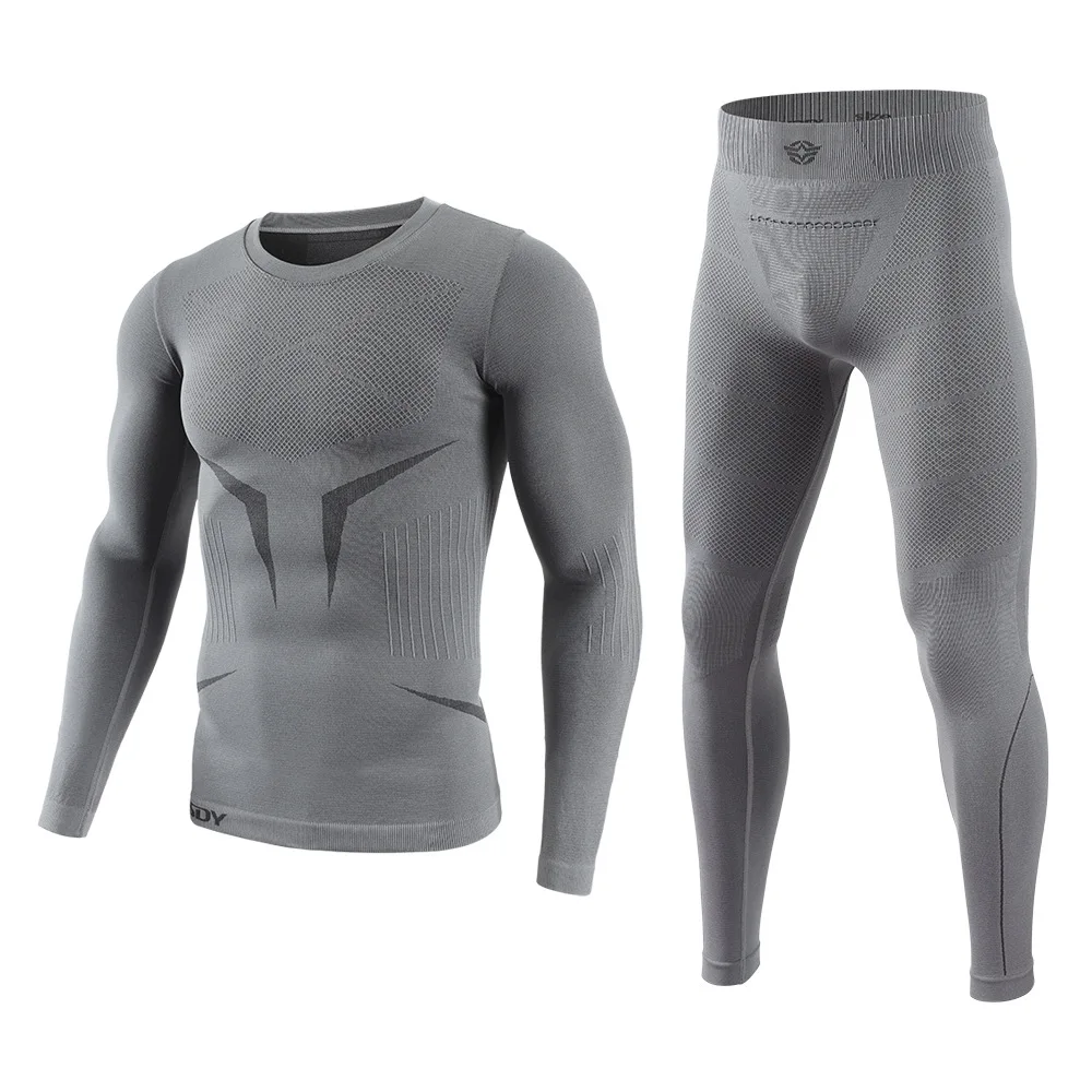 Winter Thermo Cycling Clothing Men's Compression Thermal Underwear Set Outdoor Fleece Slim Fit Hiking Training Warm Long Johns
Winter Thermo Cycling Clothing Men's Compression Thermal Underwear Set Outdoor Fleece Slim Fit Hiking Training Warm Long Johns