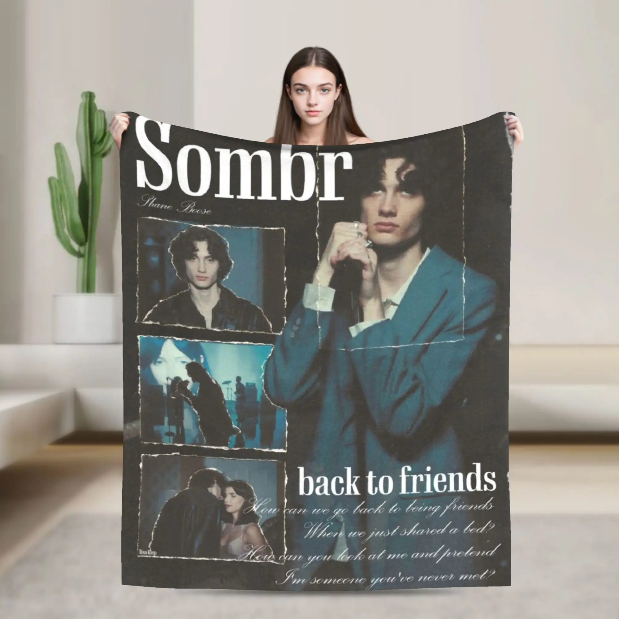sombr - back to friends Blanket Decorative Flannel Throw Blanket For Couch Bed Warm Design Quality Bedspread Gift
sombr - back to friends Blanket Decorative Flannel Throw Blanket For Couch Bed Warm Design Quality Bedspread Gift