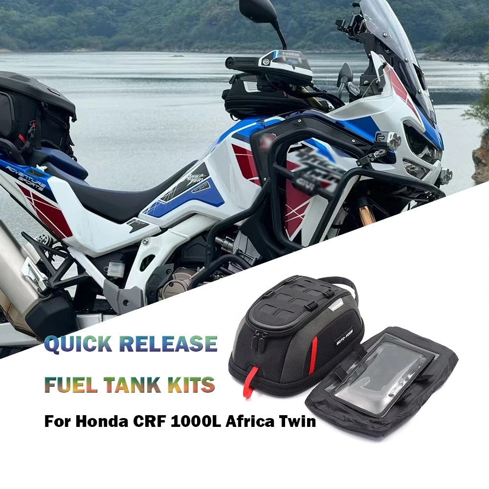 For Honda CRF 1000L Africa Twin Quick Release Tank Bag Magnetic Tank Bag 2019-2025 CRF1000L Africa Twin Adventure Fuel Tank Bag
For Honda CRF 1000L Africa Twin Quick Release Tank Bag Magnetic Tank Bag 2019-2025 CRF1000L Africa Twin Adventure Fuel Tank Bag