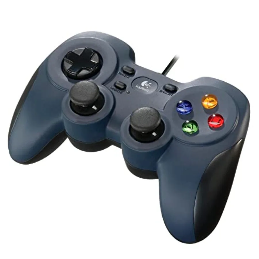 G F310 Wired Gamepad Controller Console Like Layout 4 Switch D-Pad PC - Blue/Black
G F310 Wired Gamepad Controller Console Like Layout 4 Switch D-Pad PC - Blue/Black