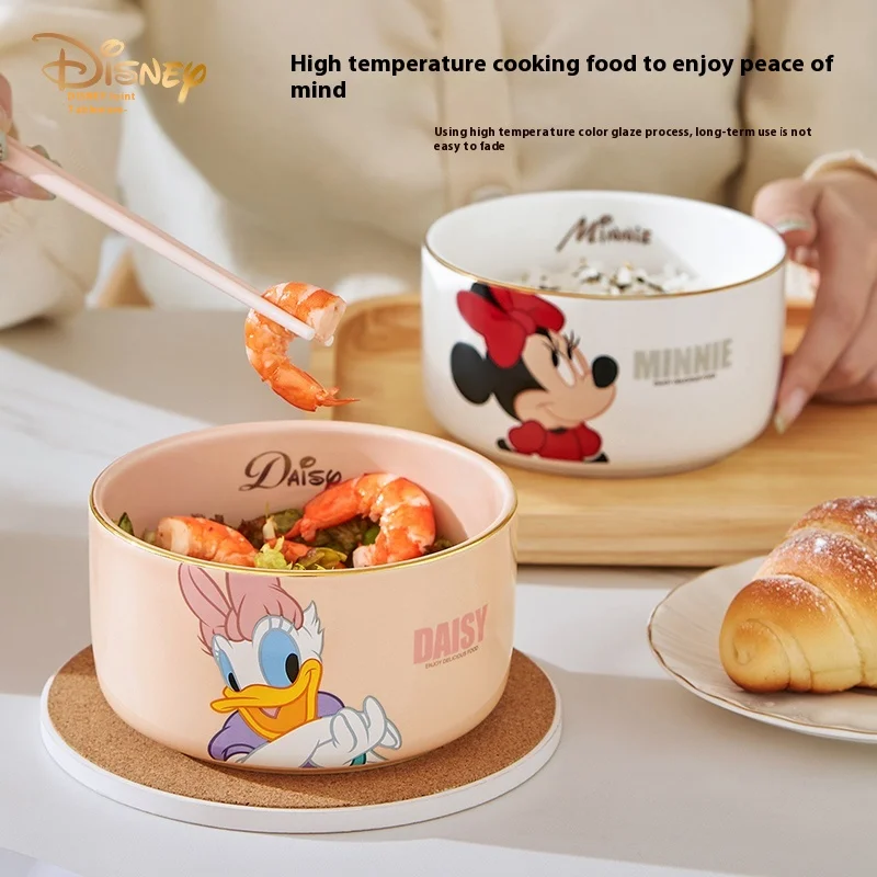 Disney Mickey Minnie Home Cute Ceramic Bowl Salad Bowl High Appearance Level Available Microwave Gift
Disney Mickey Minnie Home Cute Ceramic Bowl Salad Bowl High Appearance Level Available Microwave Gift