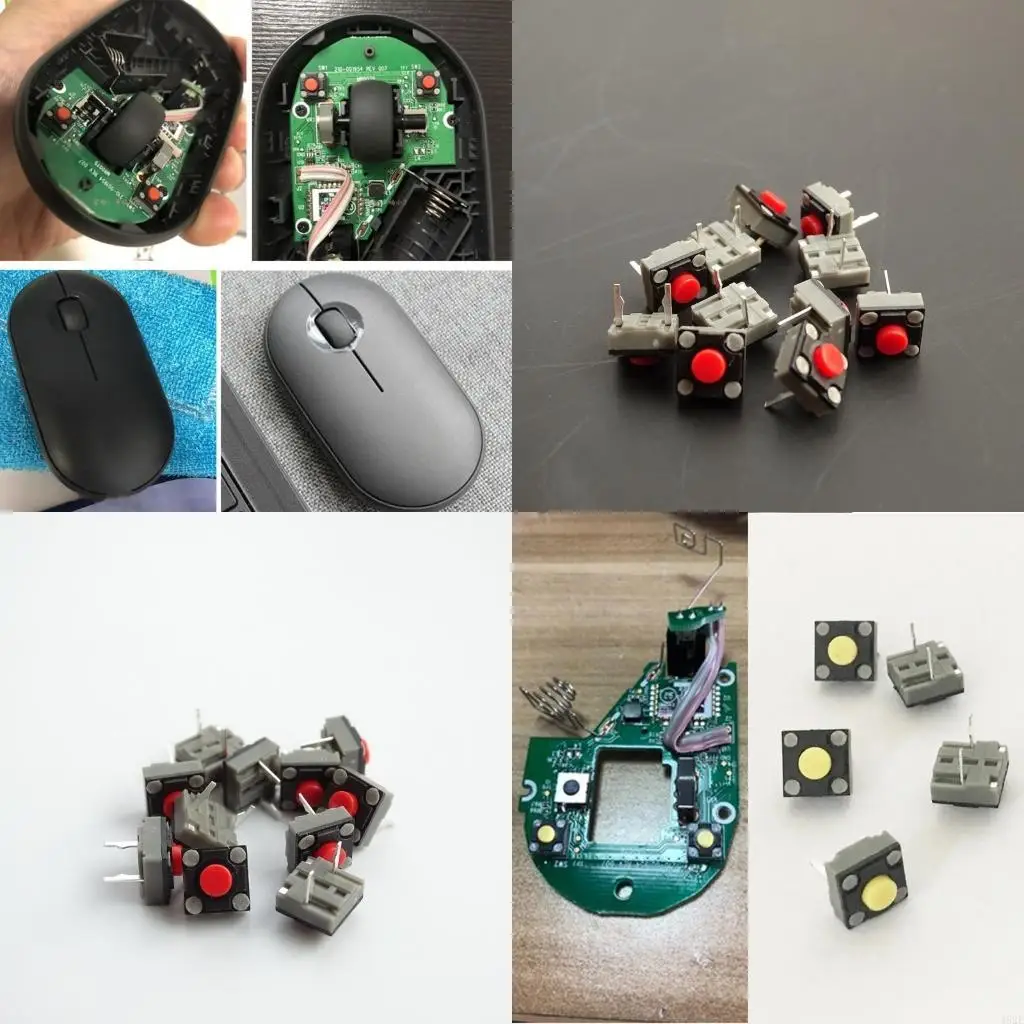 462E 10 шт. микропереключатели для мыши 6x6x4,3 мм разработаны для отключения звука и эффективного использования для ремонта и
462E 10 шт. микропереключатели для мыши 6x6x4,3 мм разработаны для отключения звука и эффективного использования для ремонта и