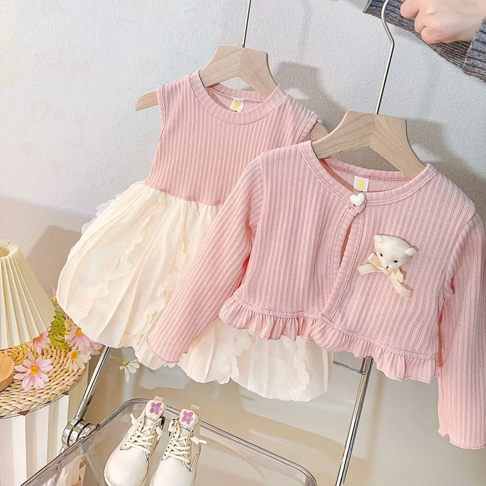 Girly Heart Ins Fashion Long Sleeve Dress Set 2025 Spring Autumn Children Fashion Baby Sweater Two-piece Set Clothes Kids Gifts
Girly Heart Ins Fashion Long Sleeve Dress Set 2025 Spring Autumn Children Fashion Baby Sweater Two-piece Set Clothes Kids Gifts