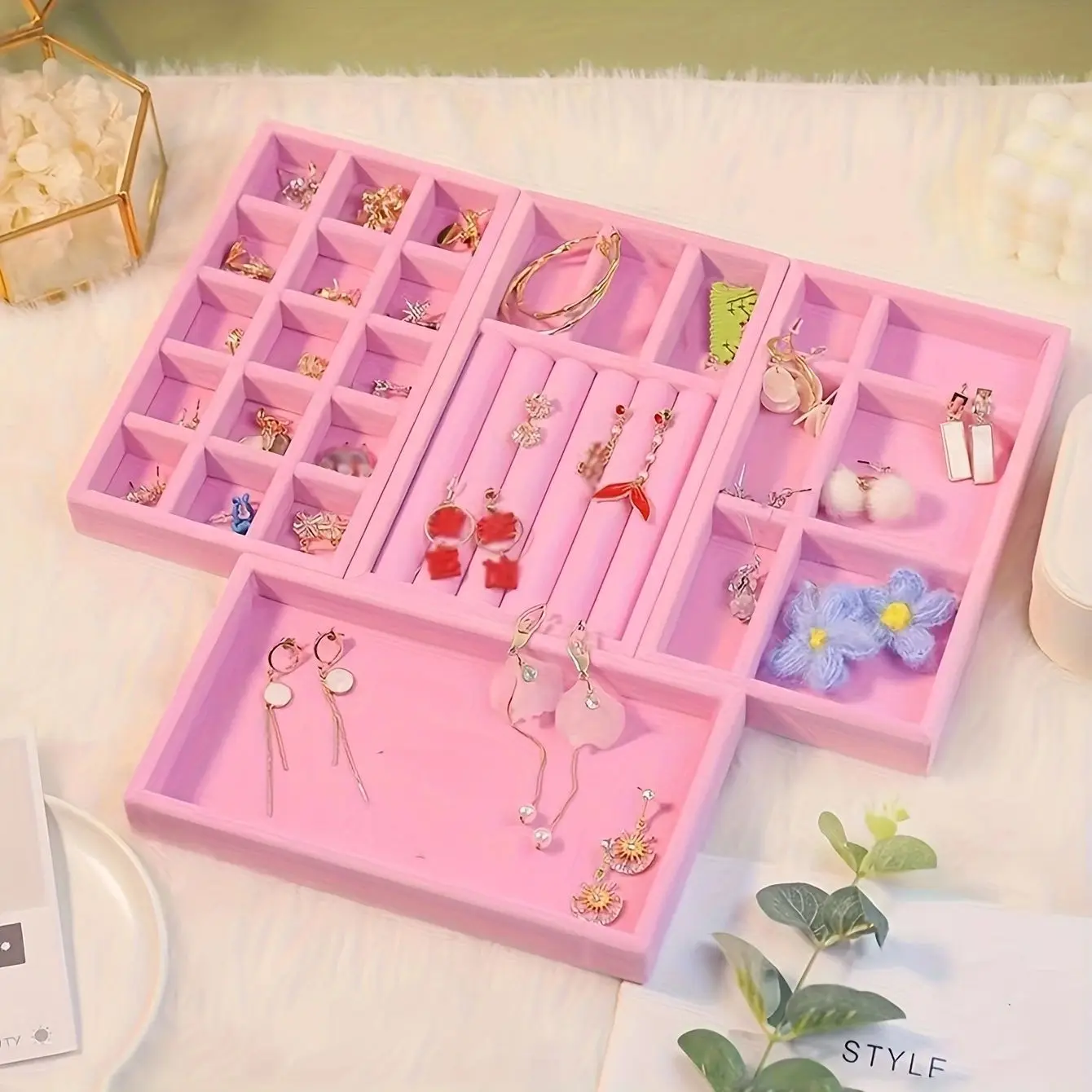 Jewelry Storage Box Tool Necklace Ring Earrings Box Classification Storage Box Jewelry Brooche Display Box Drawer Organizer Tray
Jewelry Storage Box Tool Necklace Ring Earrings Box Classification Storage Box Jewelry Brooche Display Box Drawer Organizer Tray
