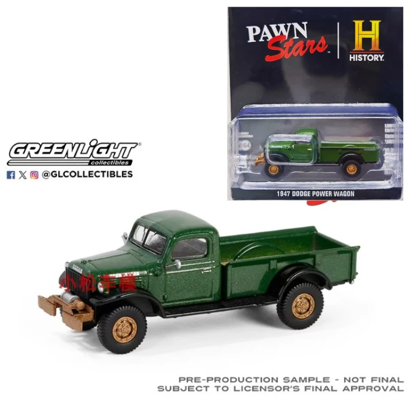 Green Light 1:64 1947 Dodge Power Truck 62030-D Model Limited Edition Collectible Wall Pendant Gift
Green Light 1:64 1947 Dodge Power Truck 62030-D Model Limited Edition Collectible Wall Pendant Gift
