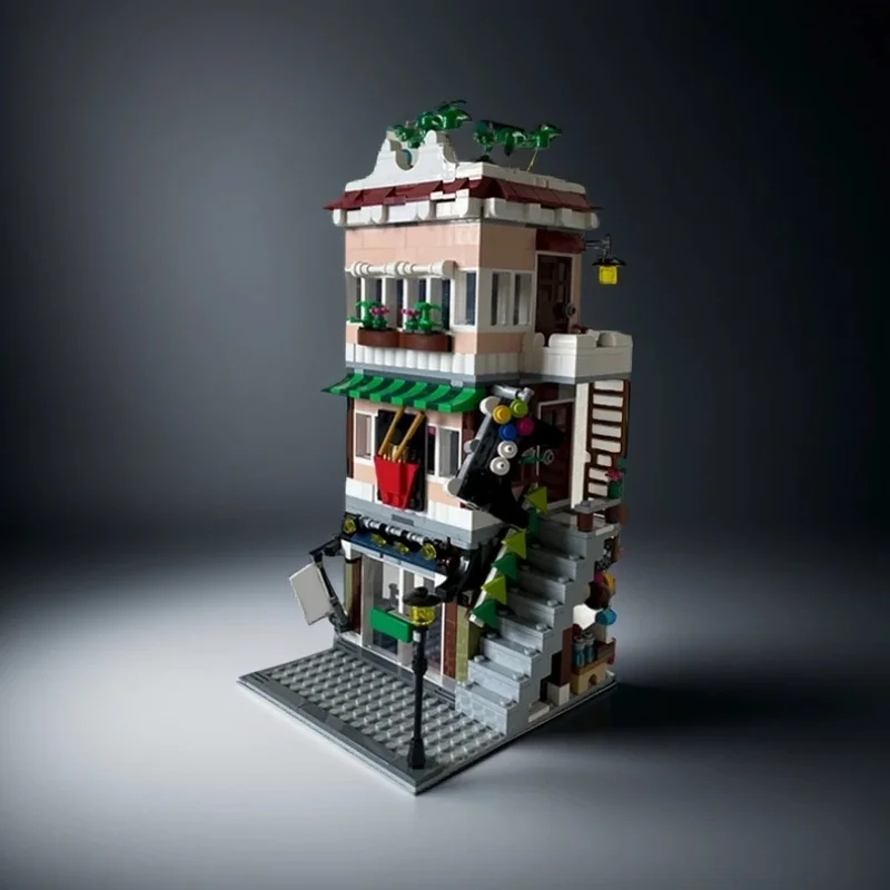 921PCS MOC Street View Noodle Shop Arcade Modular Build 2X Model Custom Building Blocks DIY Assembly Display Decor Gift Set Home
921PCS MOC Street View Noodle Shop Arcade Modular Build 2X Model Custom Building Blocks DIY Assembly Display Decor Gift Set Home