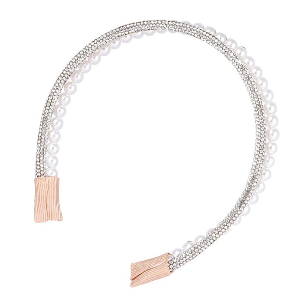 Pearl Headband Rhinestone Headdress Artificial Pearl Alloy Hair Decor Wedding Party Accessory Comfortable Classic Style
Pearl Headband Rhinestone Headdress Artificial Pearl Alloy Hair Decor Wedding Party Accessory Comfortable Classic Style
