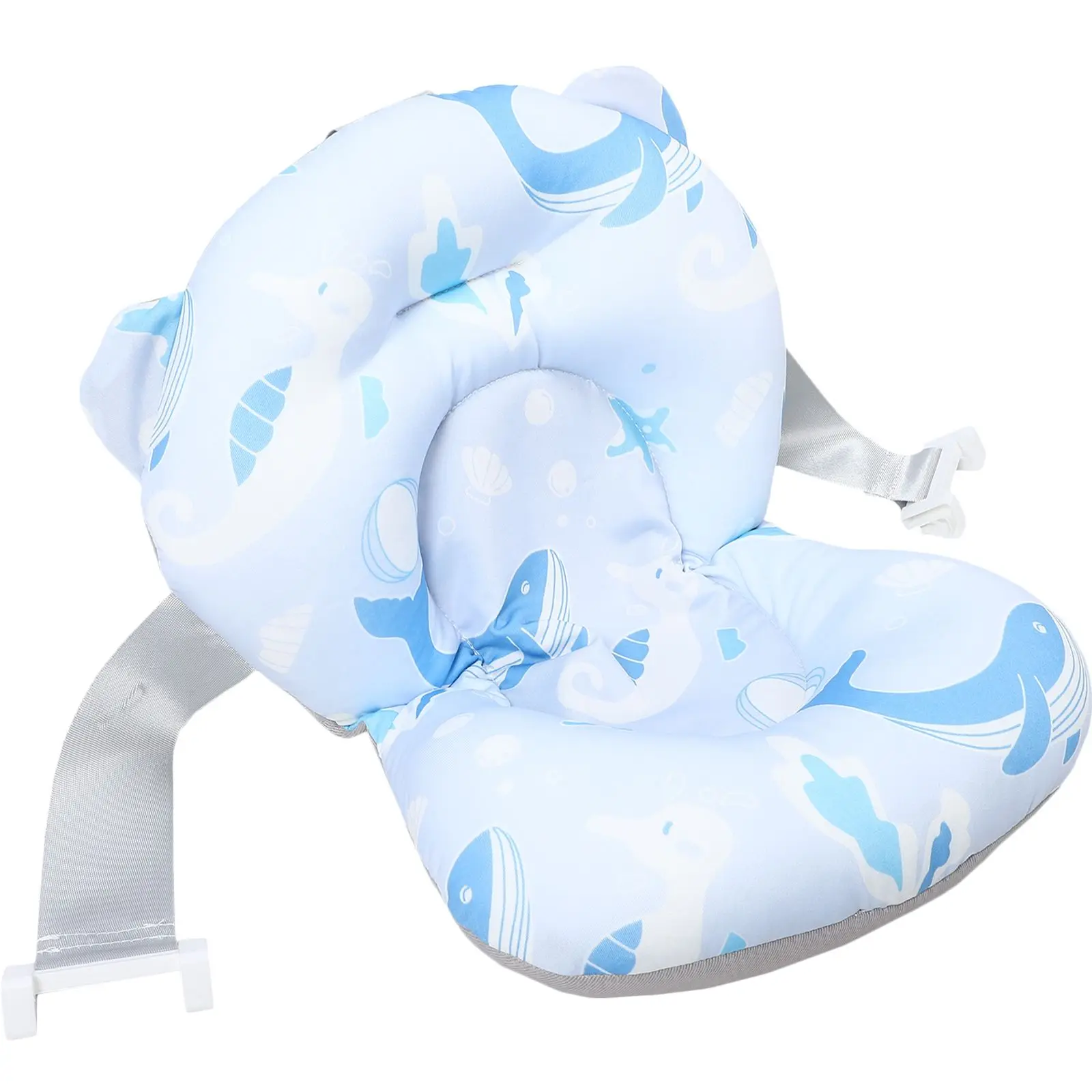 Baby Bath Tub Support Net Non slip Blue Whale Polyester Pad for Newborns Bathing Cushion Adjustable Infant Shower Mat
Baby Bath Tub Support Net Non slip Blue Whale Polyester Pad for Newborns Bathing Cushion Adjustable Infant Shower Mat