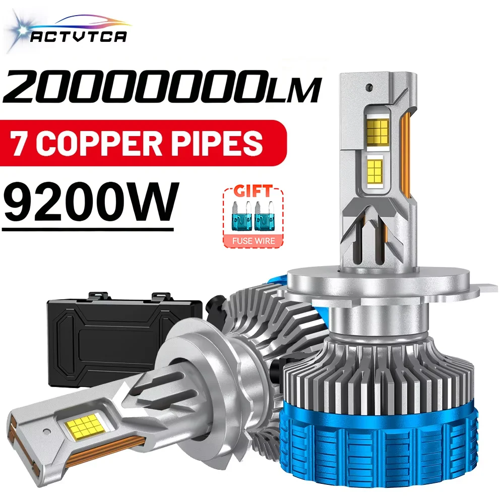 Newly 7 copper pipes 9200W LED Headlight H1 H7 H4 Auto bulbs 9005 HB3 9006 HB4 9007 9008 H13 9012 Car lights 12V 24V
Newly 7 copper pipes 9200W LED Headlight H1 H7 H4 Auto bulbs 9005 HB3 9006 HB4 9007 9008 H13 9012 Car lights 12V 24V