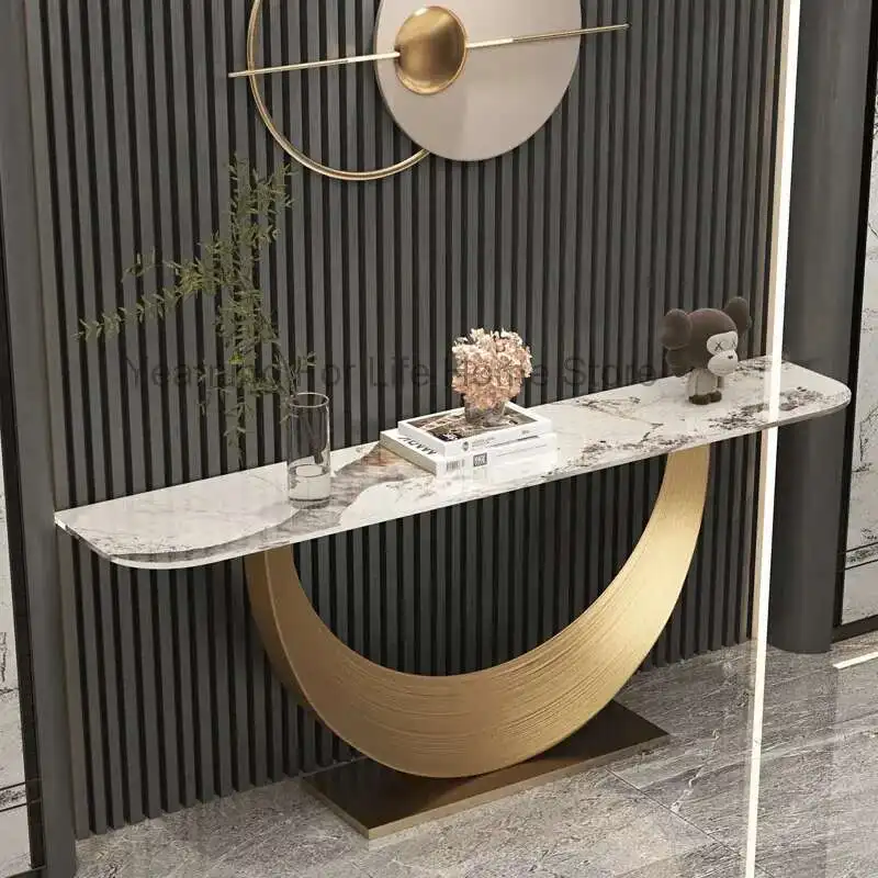 Nordic Modern Console Table Midcentry Metal Lobby Entrance Console Table Luxury Hallway Tisch Wohnzimer Living Room Furniture
Nordic Modern Console Table Midcentry Metal Lobby Entrance Console Table Luxury Hallway Tisch Wohnzimer Living Room Furniture