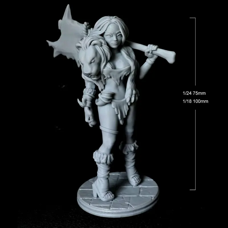 1/24 75mm 1/18 100mm Resin Model Kits Female Hunter Figurine Sculpture Unpainted 1/24 Figurine RW-698
1/24 75mm 1/18 100mm Resin Model Kits Female Hunter Figurine Sculpture Unpainted 1/24 Figurine RW-698