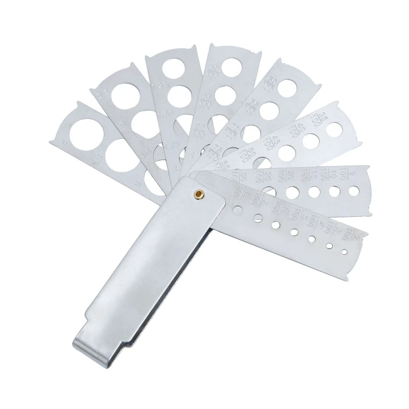 517F Diamond Gem Gauge Stone Measuring Tool Jewelry Tool Jewelry Equipment Accessory for Gem Diamond Stone Size Measure
517F Diamond Gem Gauge Stone Measuring Tool Jewelry Tool Jewelry Equipment Accessory for Gem Diamond Stone Size Measure