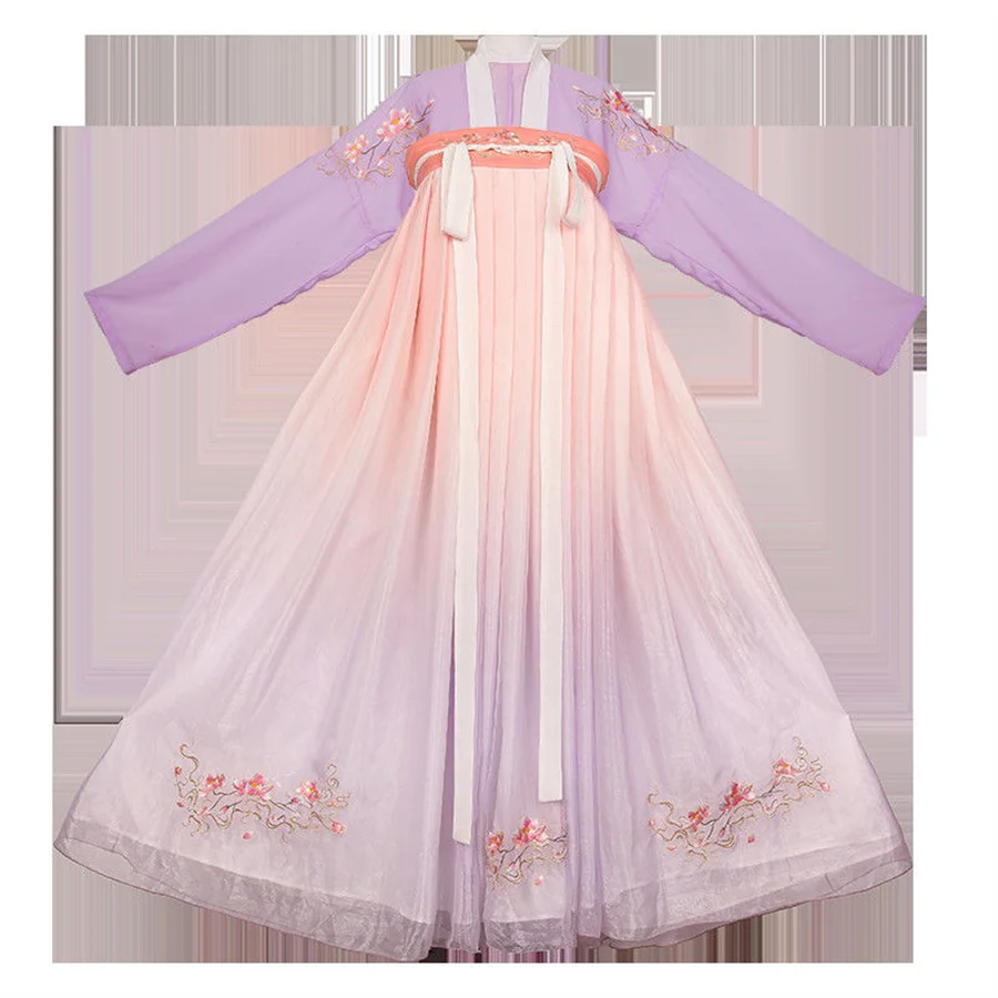 Vintage Chinese Style Hanfu Dress Women Sweet Floral Embroidery Princess Hanfu Set Lady Carnival Fairy Cosplay Dance Dress Suit
Vintage Chinese Style Hanfu Dress Women Sweet Floral Embroidery Princess Hanfu Set Lady Carnival Fairy Cosplay Dance Dress Suit