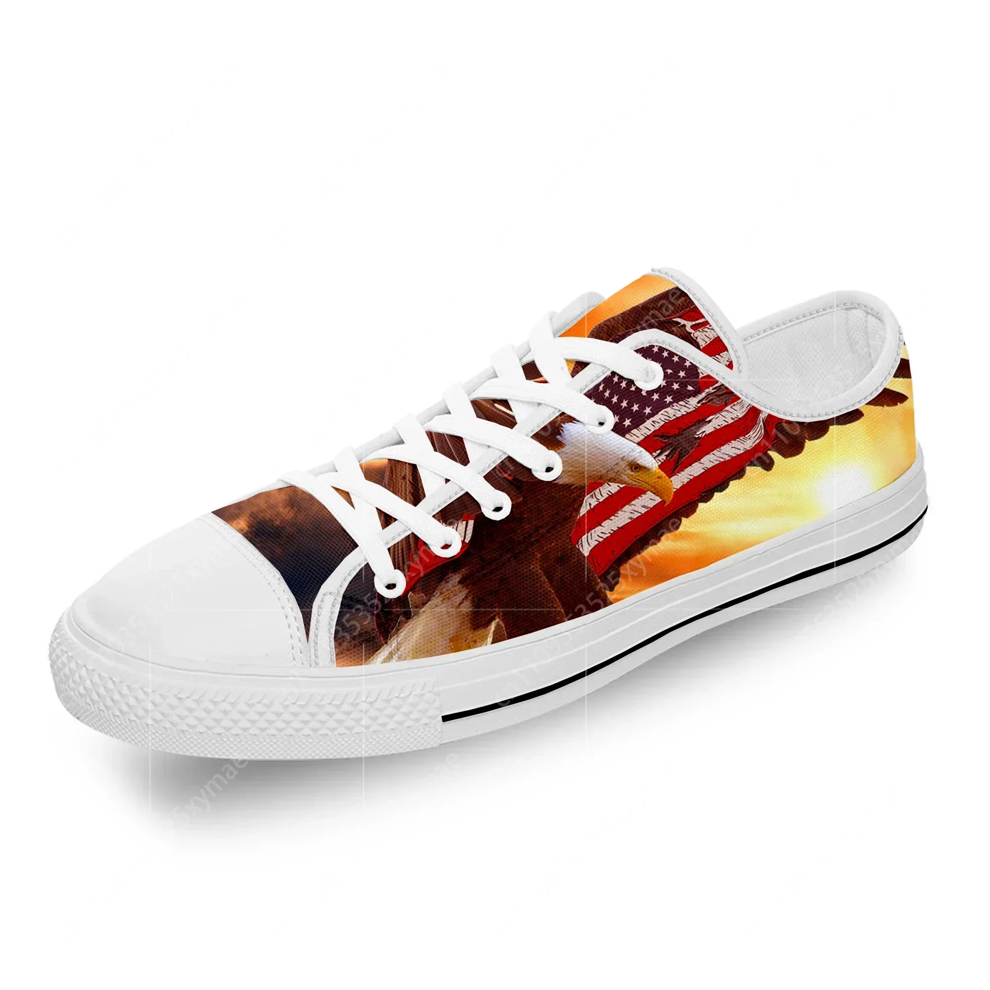 USA American Flag Eagle Hot Cool White Cloth Fashion 3D Print Low Top Canvas Shoes Men Women Lightweight Breathable Sneakers
USA American Flag Eagle Hot Cool White Cloth Fashion 3D Print Low Top Canvas Shoes Men Women Lightweight Breathable Sneakers