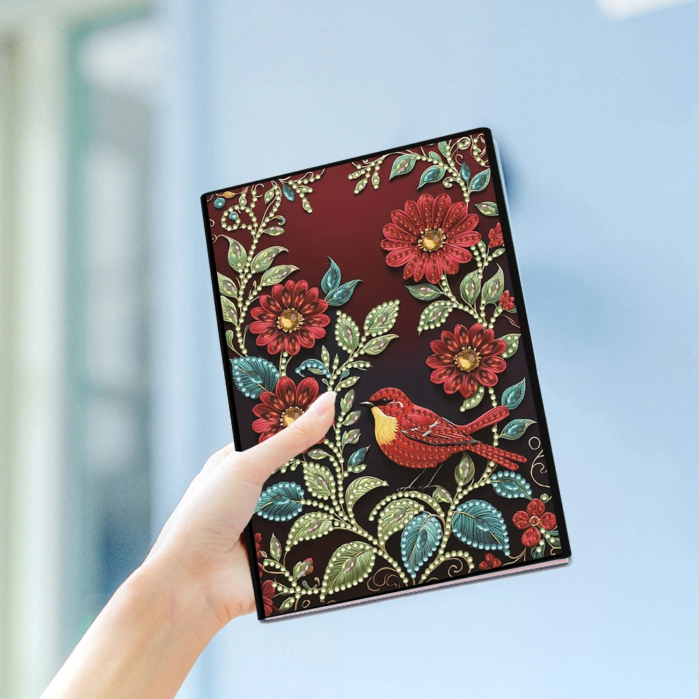 Flower Bird Special Shaped Diamond Painting Journal Notebook for Adults
Flower Bird Special Shaped Diamond Painting Journal Notebook for Adults