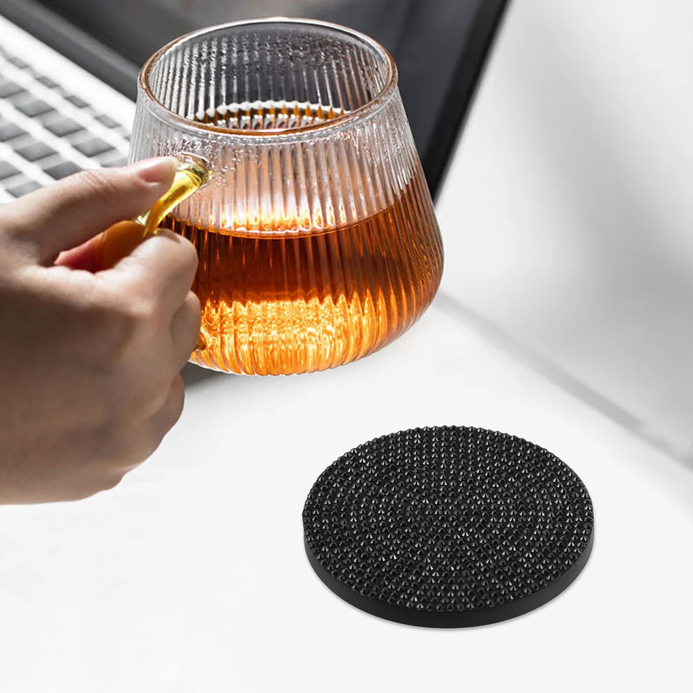 2Pcs Non Slip Rhinestone Coaster Flexible PVC Material Long Lasting Use Water Cup Coaster Plastic Water Cup Pad 
2Pcs Non Slip Rhinestone Coaster Flexible PVC Material Long Lasting Use Water Cup Coaster Plastic Water Cup Pad