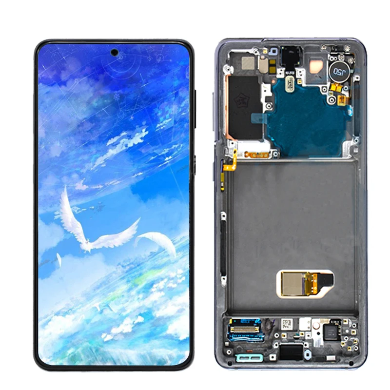 LCD Screen For Samsung Galaxy S21 G991 G991U G991F LCD Display Touch Screen Digitizer Assembly Replacement Parts
LCD Screen For Samsung Galaxy S21 G991 G991U G991F LCD Display Touch Screen Digitizer Assembly Replacement Parts