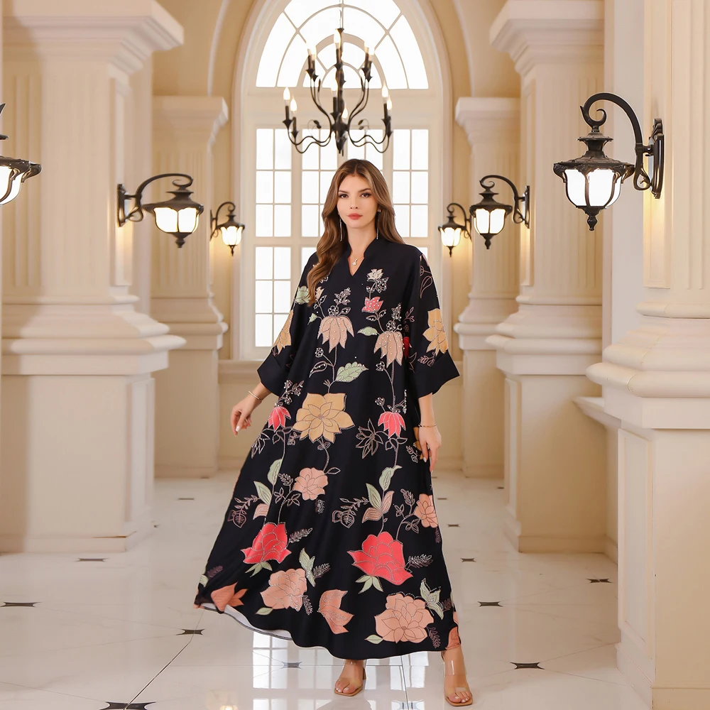 Black White Eid Dresses Muslim Fashion Women's Jalabiyat Ramadan Islam Uae Dress Elegant Long Sleeve Luxury Woman Clothing Sale
Black White Eid Dresses Muslim Fashion Women's Jalabiyat Ramadan Islam Uae Dress Elegant Long Sleeve Luxury Woman Clothing Sale