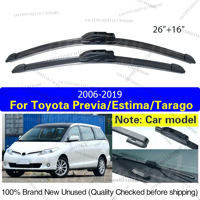 Car Wiper Blade For Toyota Previa 50 2006 - 2019 XR50 Estima Tarago Front Windscreen Windshield Wipers Car Accessories 26"+16"
Car Wiper Blade For Toyota Previa 50 2006 - 2019 XR50 Estima Tarago Front Windscreen Windshield Wipers Car Accessories 26"+16"