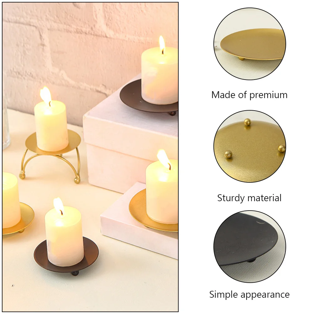 2Pcs Iron Candlestick Modern Wedding Candlestick Holder Romantic Party Decoration Elegant Home Decor Plate
2Pcs Iron Candlestick Modern Wedding Candlestick Holder Romantic Party Decoration Elegant Home Decor Plate