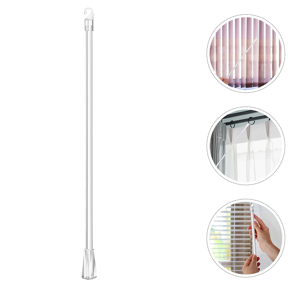 4pcs Blind Pull Rod Rotary Stick Clear Handle Easy Installation Sturdy Material Suitable Blinds Window Pole Hook
4pcs Blind Pull Rod Rotary Stick Clear Handle Easy Installation Sturdy Material Suitable Blinds Window Pole Hook