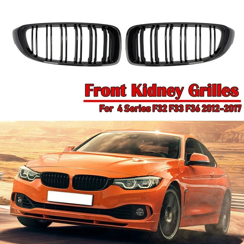New-Car Dual Slat Front Bumper Kidney Grille Grill for-BMW 4 Series F32 F36 F82 2012-2017
New-Car Dual Slat Front Bumper Kidney Grille Grill for-BMW 4 Series F32 F36 F82 2012-2017