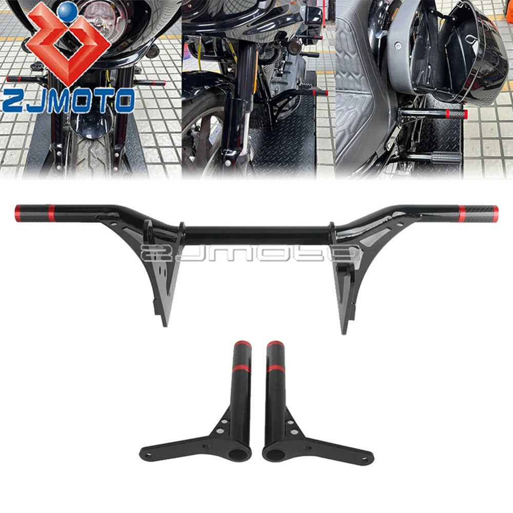 Передняя защитная планка для мотоцикла, седельная сумка, бампер для Harley Softail Low Rider ST 117 FXLRST 2022-2024, комплект слайдеров для защиты двигателя 
Передняя защитная планка для мотоцикла, седельная сумка, бампер для Harley Softail Low Rider ST 117 FXLRST 2022-2024, комплект слайдеров для защиты двигателя