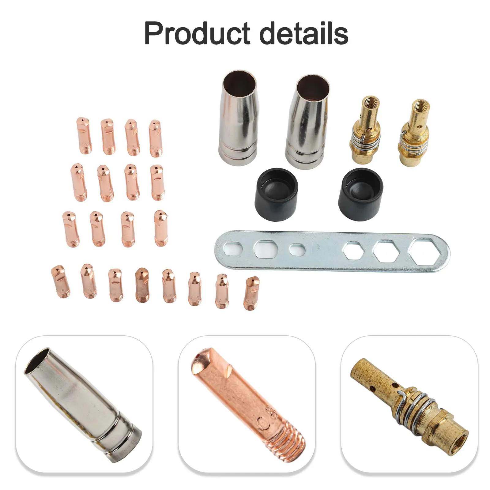 Seamless Soldering M6 0.6 Mm 15AK Gas Nozzles Welding Nozzle Kit DIY Welding Needs Easy Installation Great Heat Conductivity
Seamless Soldering M6 0.6 Mm 15AK Gas Nozzles Welding Nozzle Kit DIY Welding Needs Easy Installation Great Heat Conductivity