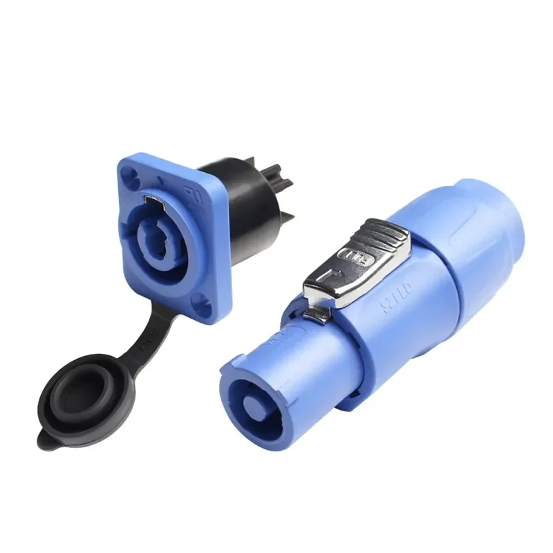 SZFLD Professional Audio Certified IP65 20A Blue and Grey PowerCon Connector for LED Screen
SZFLD Professional Audio Certified IP65 20A Blue and Grey PowerCon Connector for LED Screen