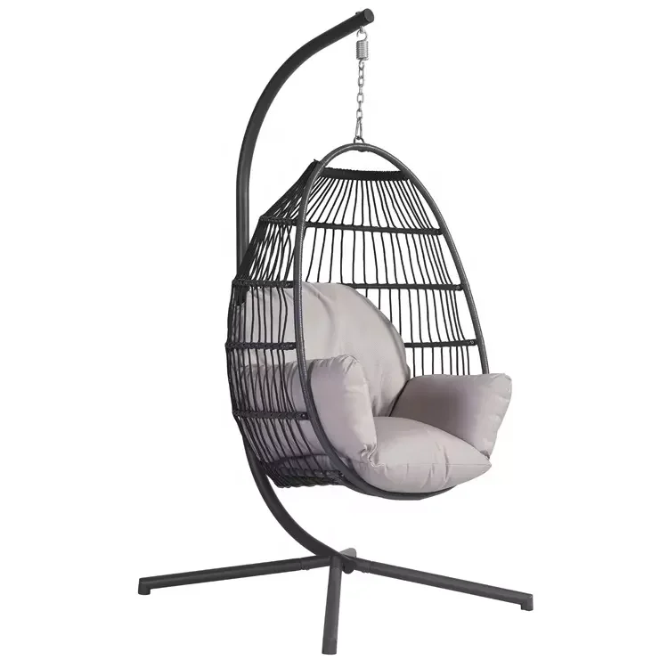Outdoor Patio Furniture Garden Balcony Foldable Egg Shaped Mail Packing Rattan Rope Basket Hanging Swing Chair Garden Outdoor Fu
Outdoor Patio Furniture Garden Balcony Foldable Egg Shaped Mail Packing Rattan Rope Basket Hanging Swing Chair Garden Outdoor Fu