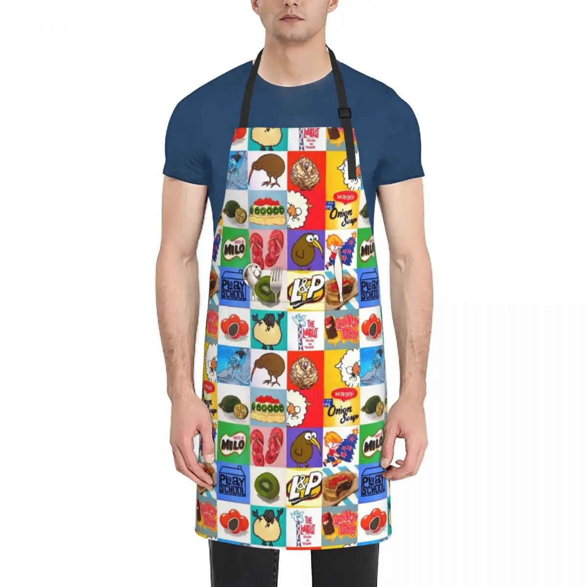 Kiwiana food and drink icons collage Apron christmas Women Kitchen For Man Women's Dresses Apron
Kiwiana food and drink icons collage Apron christmas Women Kitchen For Man Women's Dresses Apron