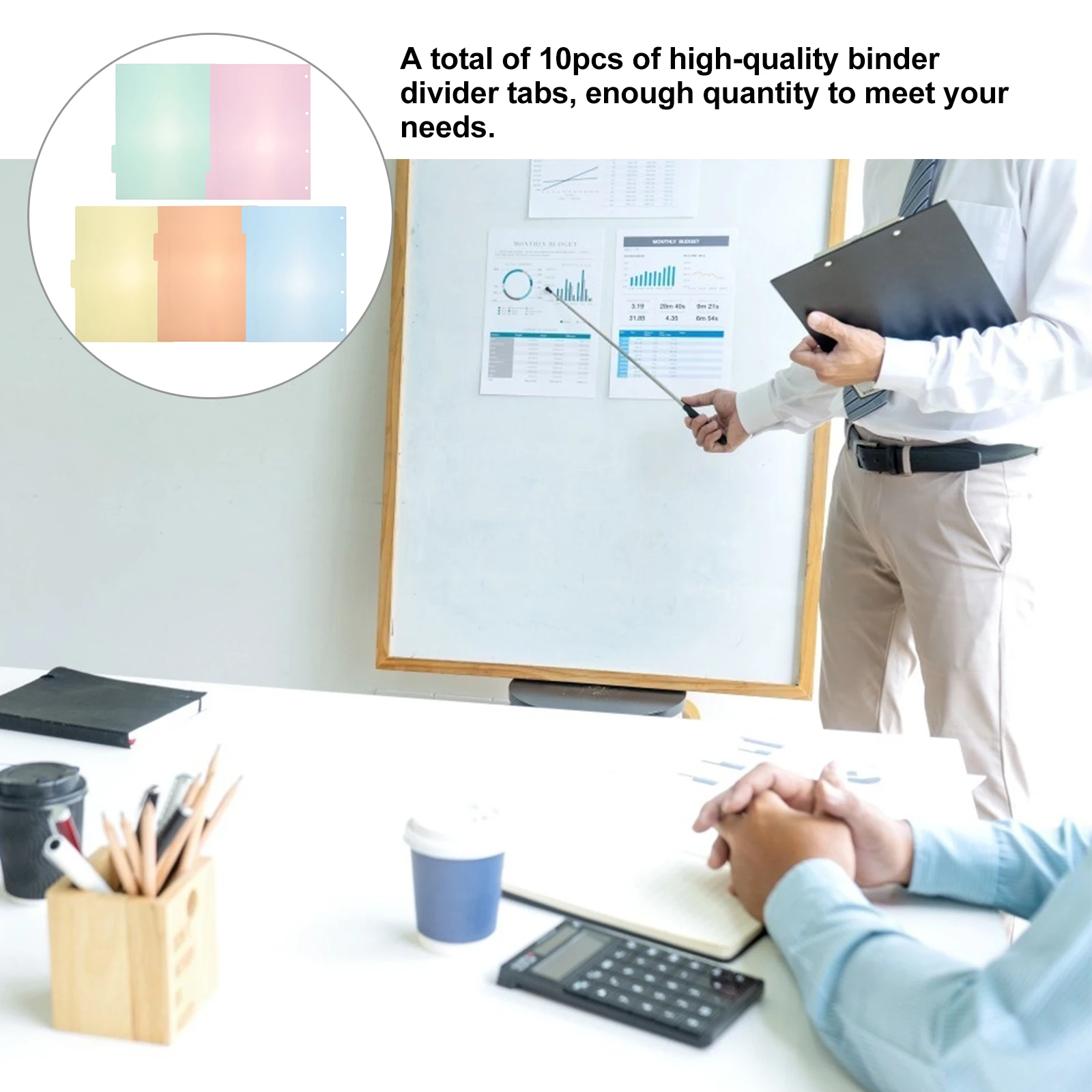 10pcs Index Dividers Paper Tabs A4 4 Hole Punch Smooth Surface Long Lasting Office Supplies Teacher Gifts
10pcs Index Dividers Paper Tabs A4 4 Hole Punch Smooth Surface Long Lasting Office Supplies Teacher Gifts
