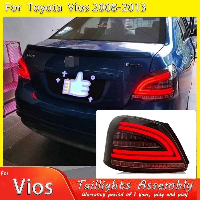 2Pcs Vehicle Exterior LED Tail Lamp For Toyota Vios/Yaris 2008 2009 2010 2011 2012 2013 Rear Brake Fog Lamp Turn Signal Light
2Pcs Vehicle Exterior LED Tail Lamp For Toyota Vios/Yaris 2008 2009 2010 2011 2012 2013 Rear Brake Fog Lamp Turn Signal Light