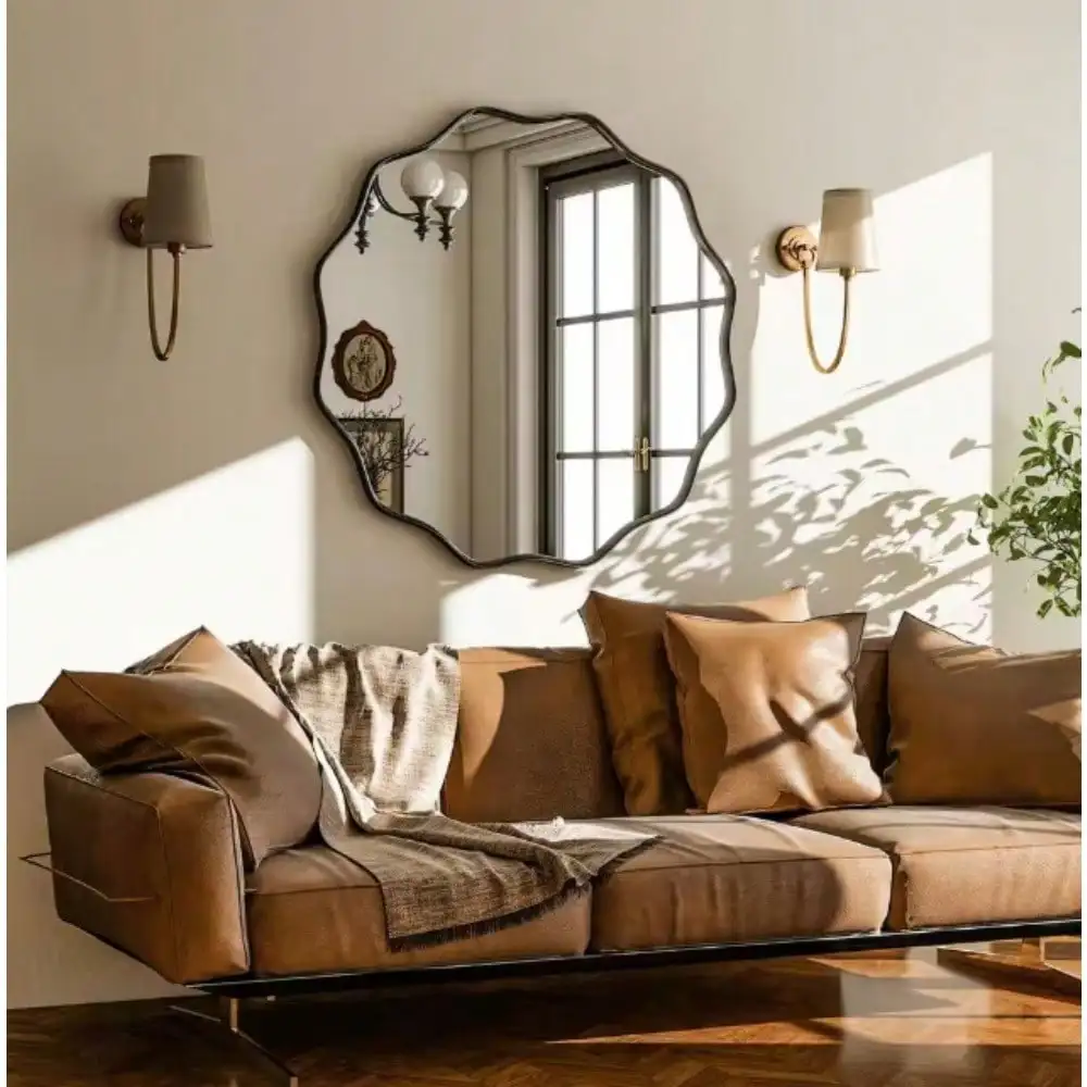 Круглое современное алюминиевое сплаво в глубокой рамке с декоративной рамкой, косметическое зеркало, настенное зеркало
Круглое современное алюминиевое сплаво в глубокой рамке с декоративной рамкой, косметическое зеркало, настенное зеркало