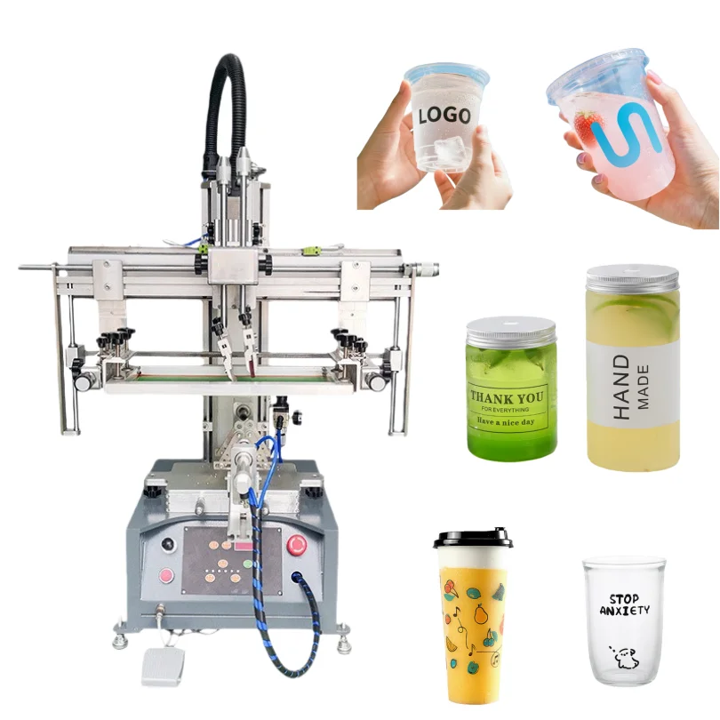 Automatic Silk Screen Printer For Plastic Cups Glass Bottles PLC Used New Automatic Beverage Pattern Printing
Automatic Silk Screen Printer For Plastic Cups Glass Bottles PLC Used New Automatic Beverage Pattern Printing